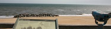 View overlooking the Cape Henry Memorial Beach